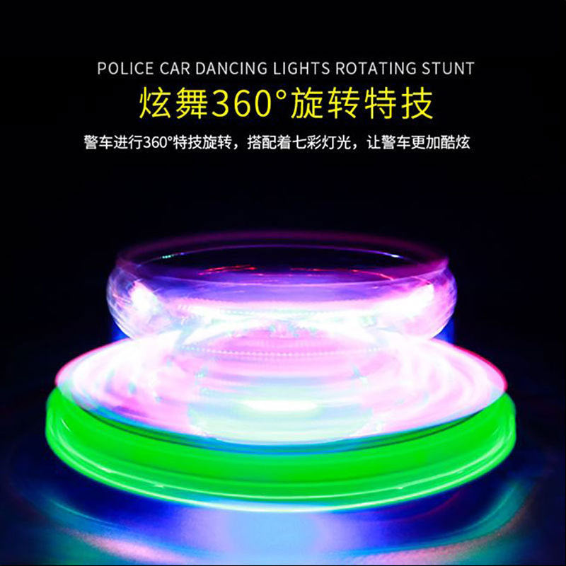 Electric Door Opening Police Car 360 Rotating Car Toy Artificial Police Car Model 110 Automatic Running Stall Wholesale…