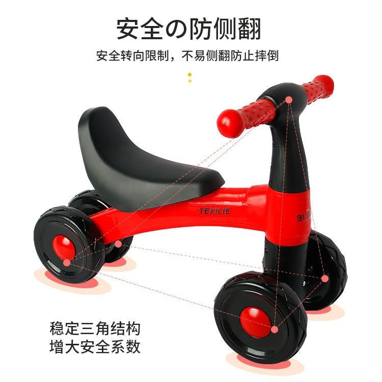 Silent swing car for 1-3 year olds, balance car for girls, ride-on sliding car for toddlers, balance car for young children…