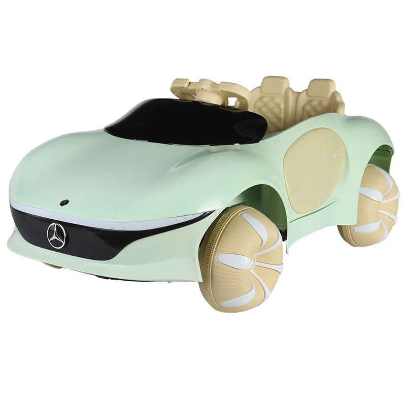 Children's electric four-wheel car 1-6 years old boys and girls baby remote control toy car can sit adults children…