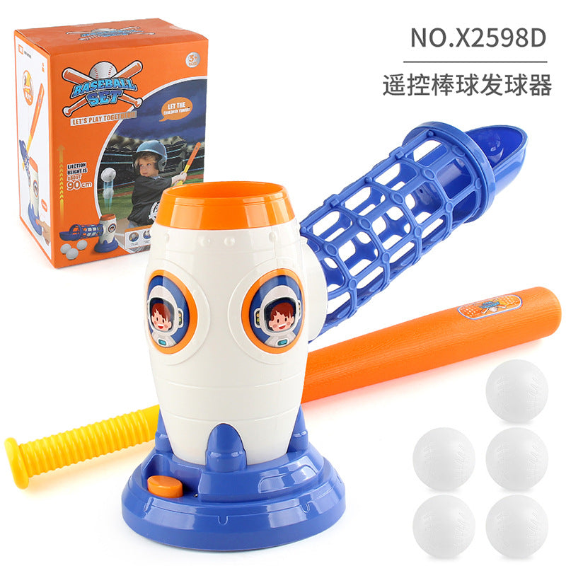 Cross Border Outdoor Sports Toy One Button Launcher Baseball Launcher Three-in-One Baseball Trainer Sports Toy - NO.X2598D…