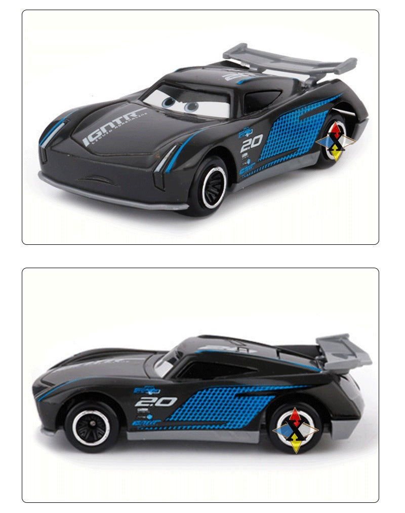 Cross-border exquisite set of alloy Thomas & Friends mini alloy pull-back inertia toy cars wholesale - 【Black Storm】Nude…