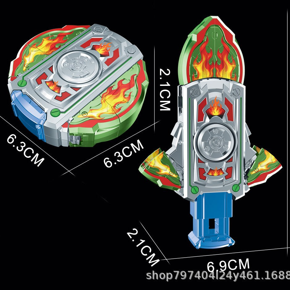 Fidget Spinner Mecha Robot Robot Dog Transforming Tank Gyro Spinning Top Children's Toy to Develop Grip Ability - image 5