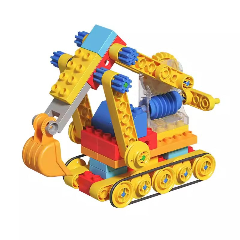 9656 Educational Gear Blocks Children's Large Particle Assembly Puzzle Toys for 3-Year-Olds Educational Institutions…
