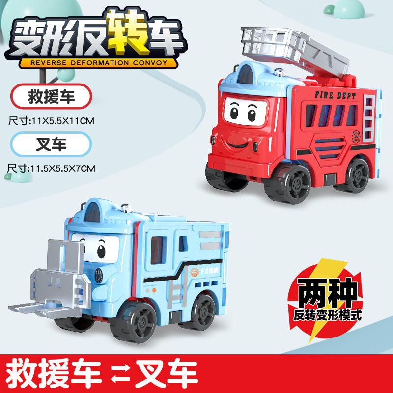 Children's Push Car Ambulance Police Car Toy Boys' Construction Vehicle Inertia Car Popular Street Stall Product Chenghai…