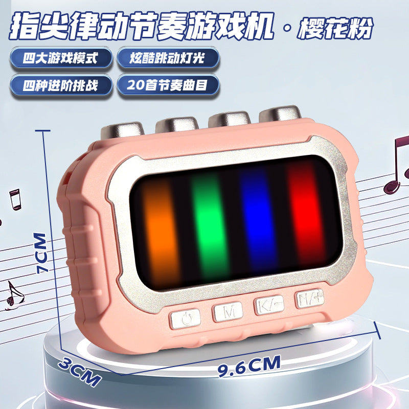 Children's Handheld Game Console, Fingertip Rhythm, Hand Speed ​​Training, Concentration and Decompression Artifact, Rhythm…