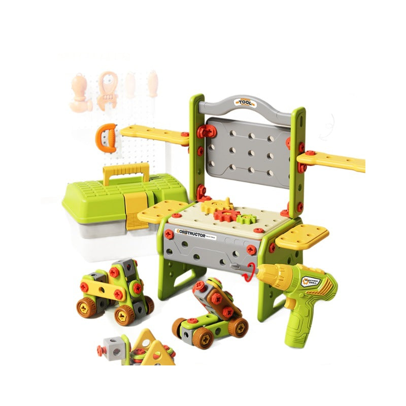 Children's Hands-On Disassembly and Assembly Screwdriver Tool Kit, Detachable Electric Drill and Screwdriver Baby Set…