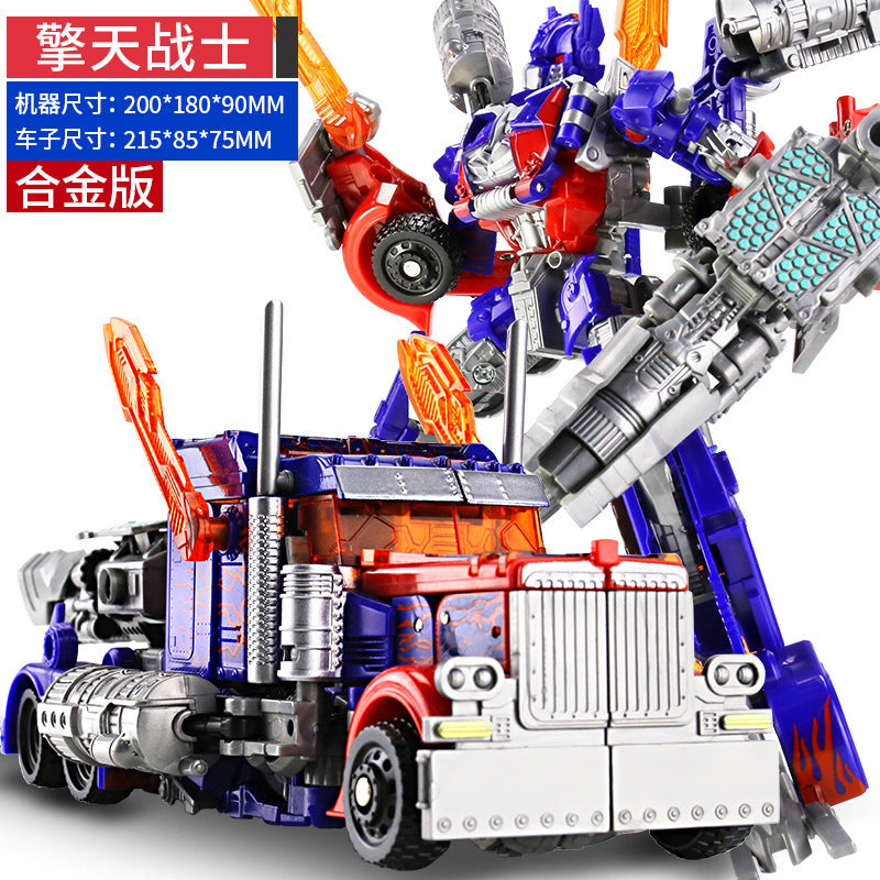 Transforming Toy Model Car Robot Bumblebee Dinosaur Grimlock Action Figure Alloy Genuine Children's Toy for Boys…