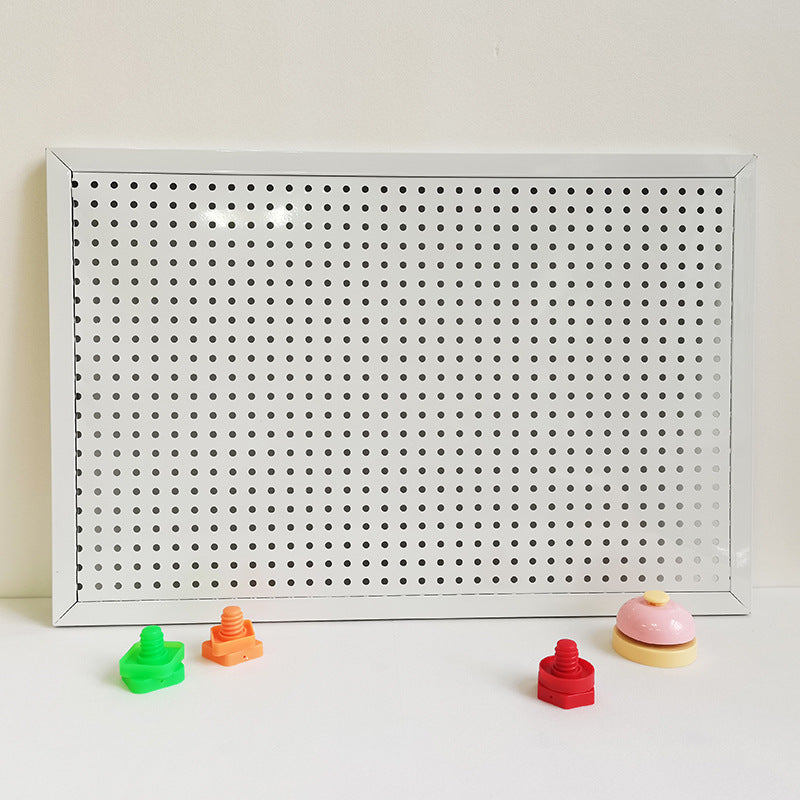Baby and Children's Fence Busy Board DIY Accessories Early Education Educational Toys for Learning Words and Numbers Hole…