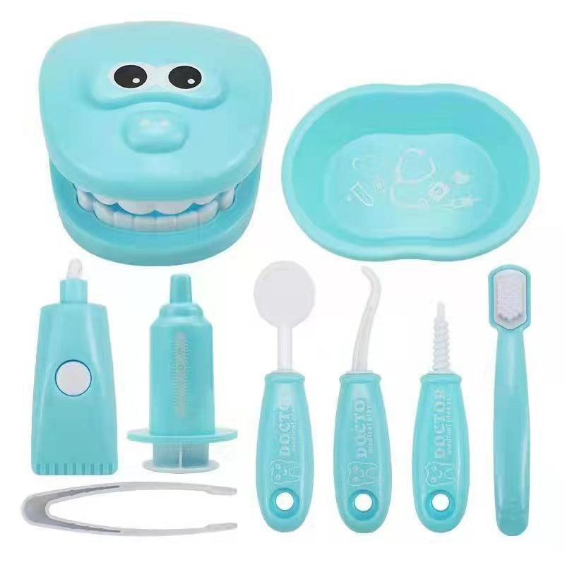 Cross-border Explosions Children's Small Doctors Play Dentist Oral Teeth Brushing Model Play Home Medical Injection Toy…