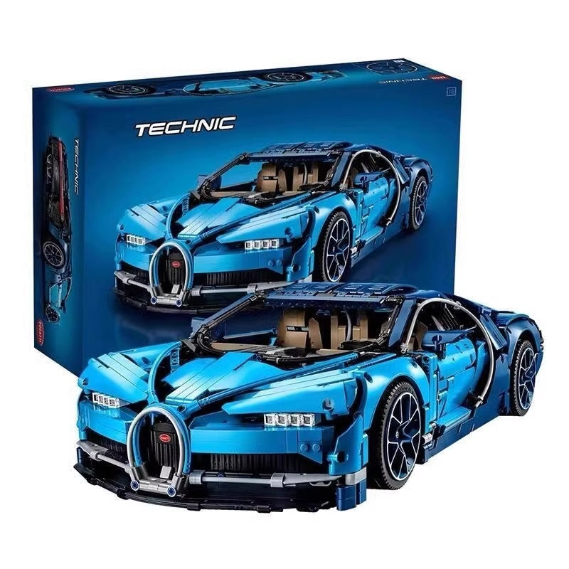Cross-Border Compatible Lego 42083 Bugatti Veyron Building Block Sports Car Toy Mechanical Set High-Difficulty Toys…