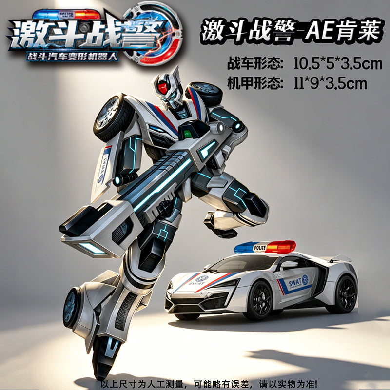 Cross-border Transforming Robot Model Children's Mecha Toy Dual-Form Car Action Figure Boys' Gift Set Wholesale - Kenlai's…