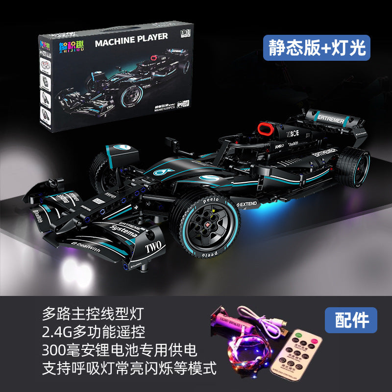 911 Electroplated Purple Apollo Sun God Drift Sports Car Model High-Difficulty Assembly Building Blocks Toy Wholesale…