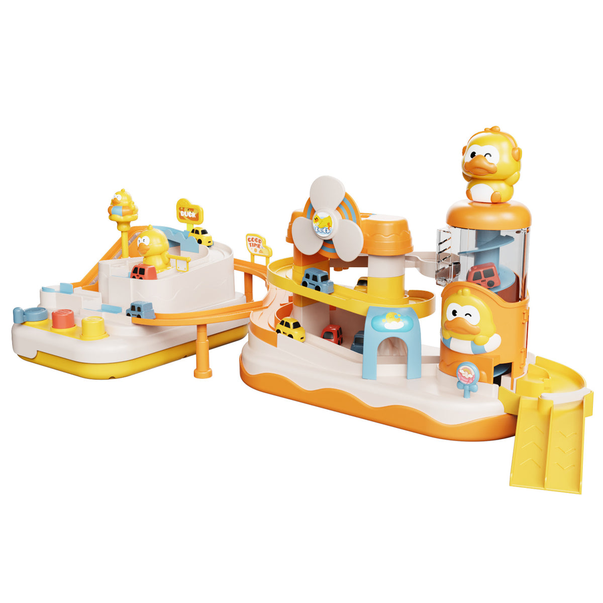 Children's educational toys for boys aged 3 to 6: a car park, a puzzle track car adventure to develop intelligence. - image 5