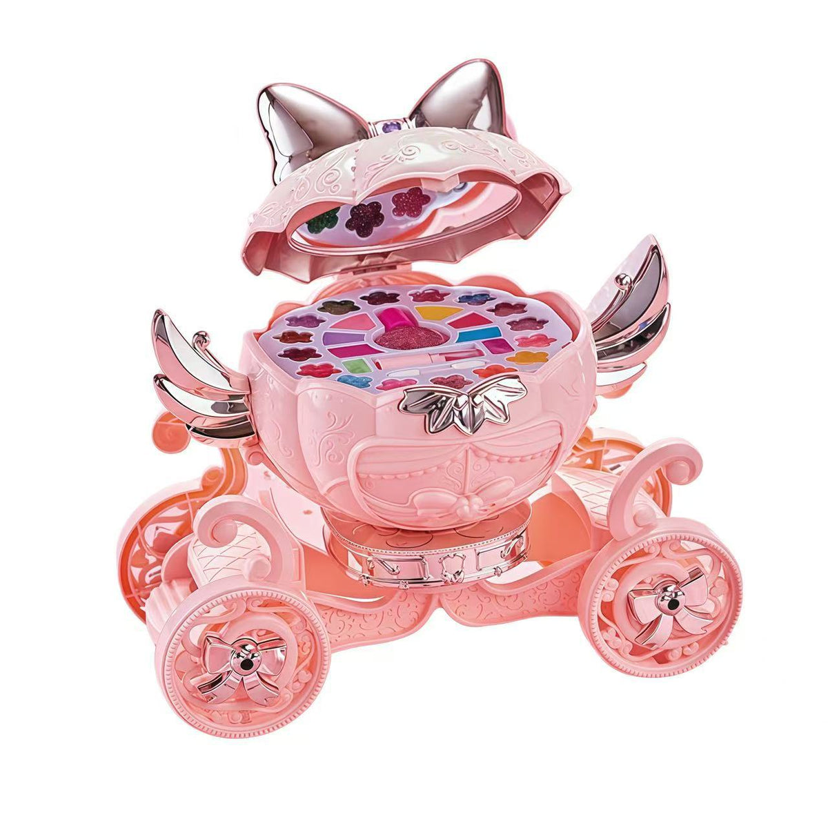 Cross-Border Hot Selling Children's Cosmetics Toy Set Exquisite Girl Stage Dressing Nail Polish Makeup Box Play House…