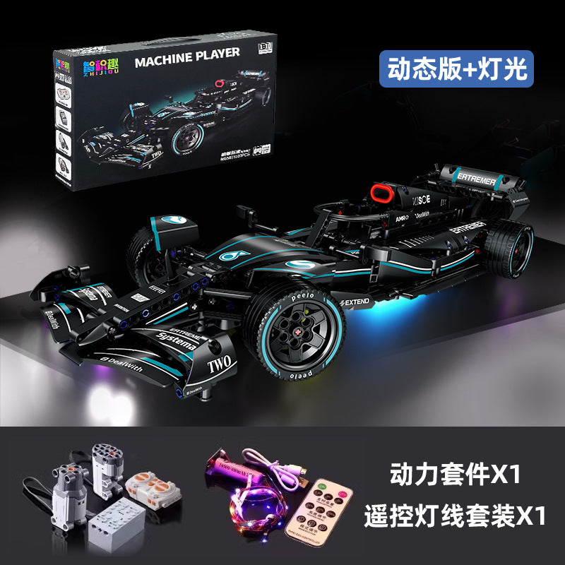 911 Electroplated Purple Apollo Sun God Drift Sports Car Model High-Difficulty Assembly Building Blocks Toy Wholesale…