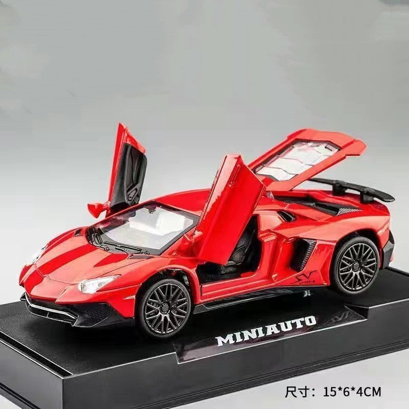 1:32 Supercar Lp780 Alloy Car Model Simulation Sports Car Racing Car Boys' Children's Toy Collectible Display Piece…