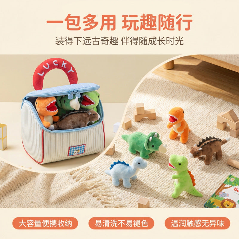 Authentic dinosaur plush toys: Tyrannosaurus Rex, Triceratops, Ankylosaurus, Spinosaurus. Perfect gift for children…