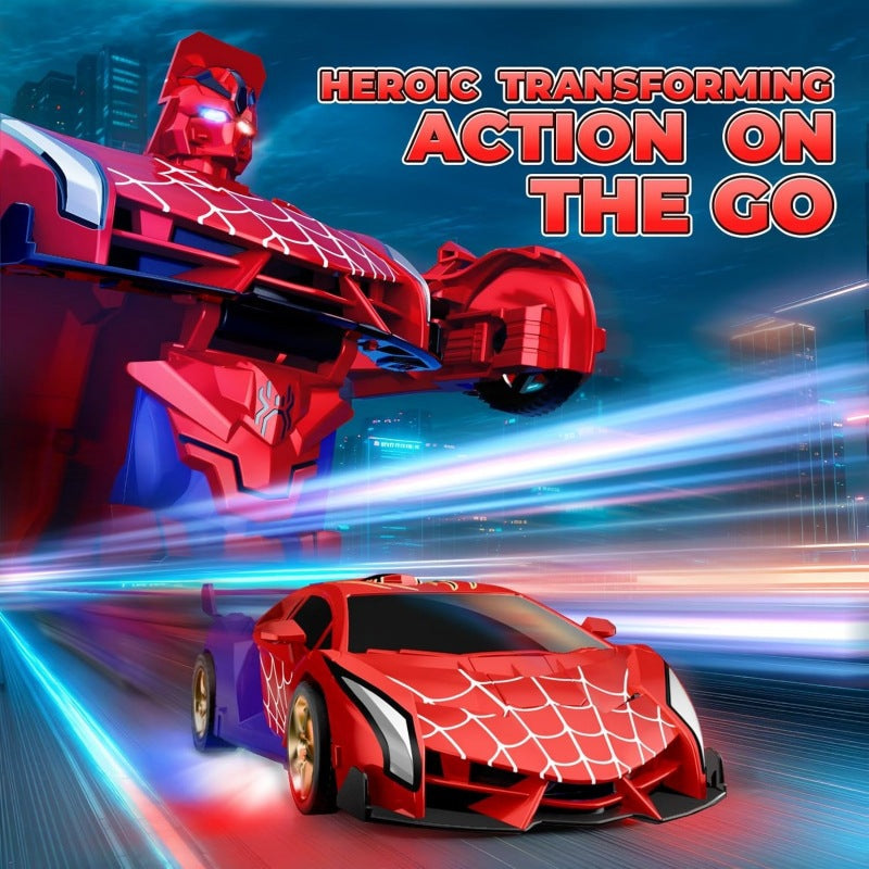 Independent Amazon bestseller: 2.4G remote control spider transforming car toy for kids (rechargeable electric racing car)…