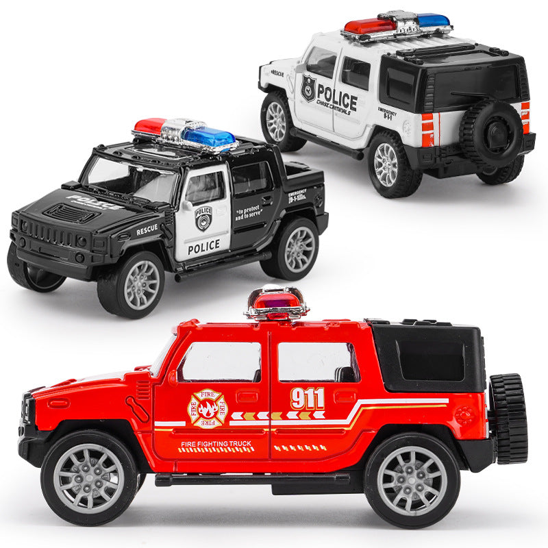 Internet Celebrity Kidsren's Toy Car Model Boy Baby Educational Toy Artificial Alloy Pull-Back Off-Road Vehicle Stall Toy…