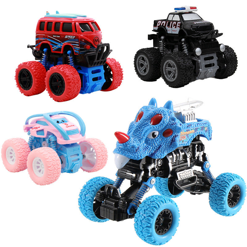 Children's Toys Wholesale Boy Toy Car Boxed Interactive Inertia Off-Road Car Street Stall Cheap Small Toys - image 3