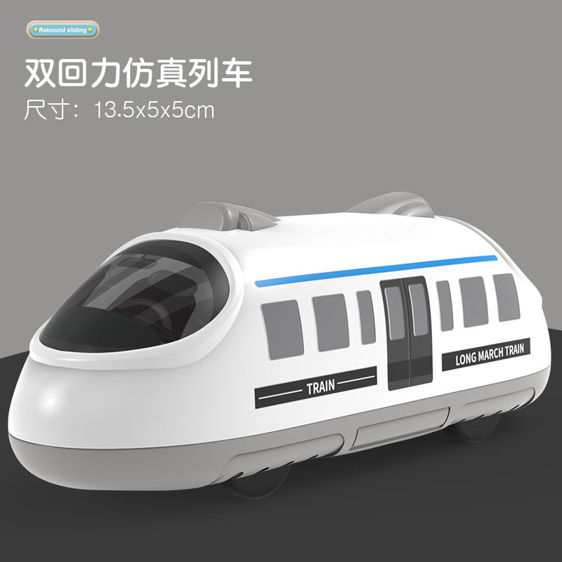 Dropshipping Children's Toys for Boys, Baby Educational Cartoon Toy Cars, Pull-Back High-Speed ​​Rail Trains, Street Stall…