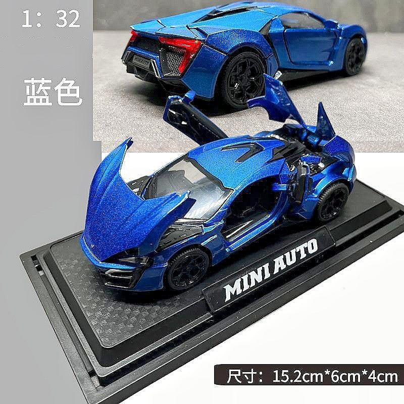 1:32 Supercar Lp780 Alloy Car Model Simulation Sports Car Racing Car Boys' Children's Toy Collectible Display Piece…