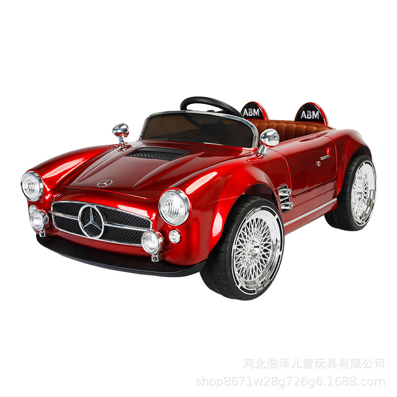 Children's Electric Four-Wheel Car, Toddler Remote Control Car, Baby Toy Car, Children's Classic Car, Rechargeable and Can…