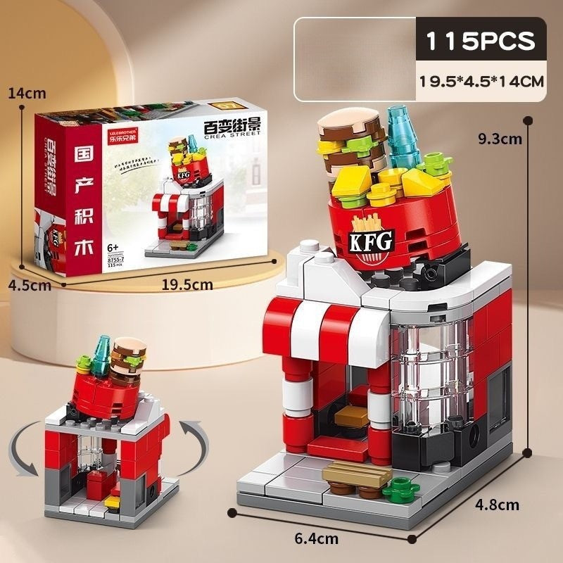 Back-To-School Gift: Building Blocks for Assembling Various Street Scenes, Small Reward Gifts for Elementary School…