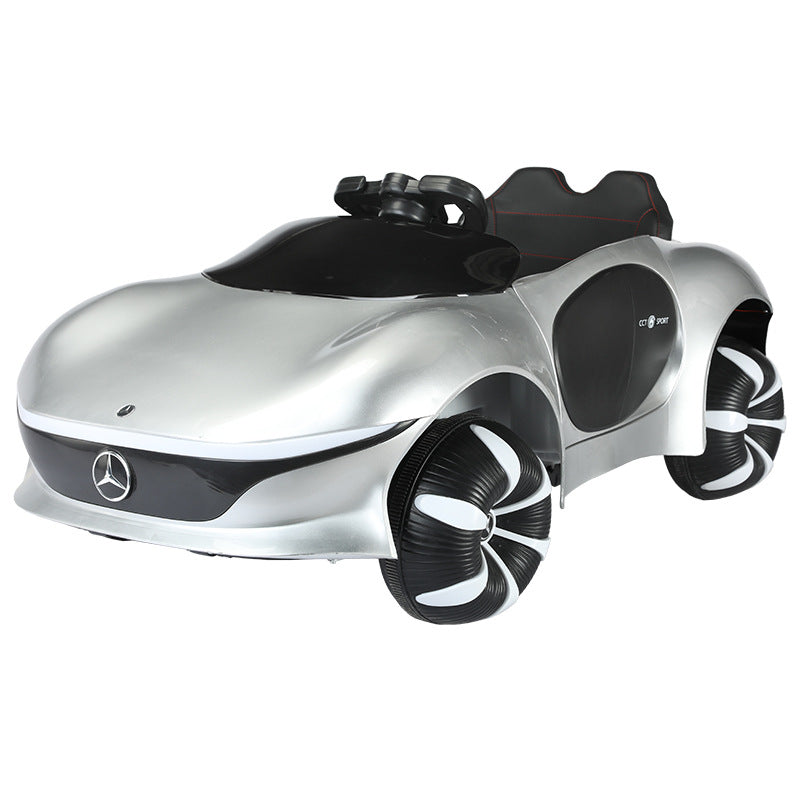 Children's electric four-wheel car 1-6 years old boys and girls baby remote control toy car can sit adults children…