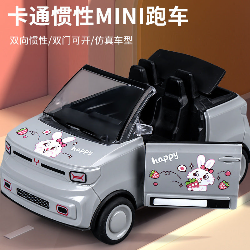 Children's Car Toys Inertia Drop Resistant Transparent Gear Light Toys Car Model Night Market Stall Wholesale Gifts - Q…