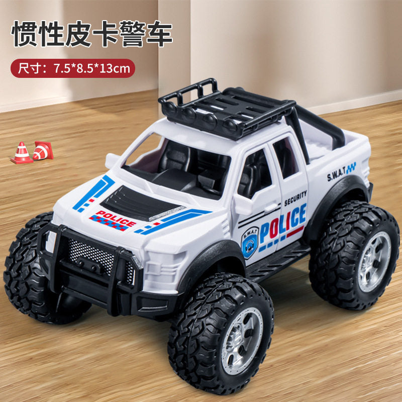 Toy Car Kidsren's Cartoon Mini Convertible Car Artificial Plastic Mini Car Model Boy Girl Car - [white] 899-63 inertia…