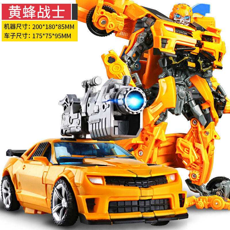 Transforming Toy Model Car Robot Bumblebee Dinosaur Grimlock Action Figure Alloy Genuine Children's Toy for Boys…
