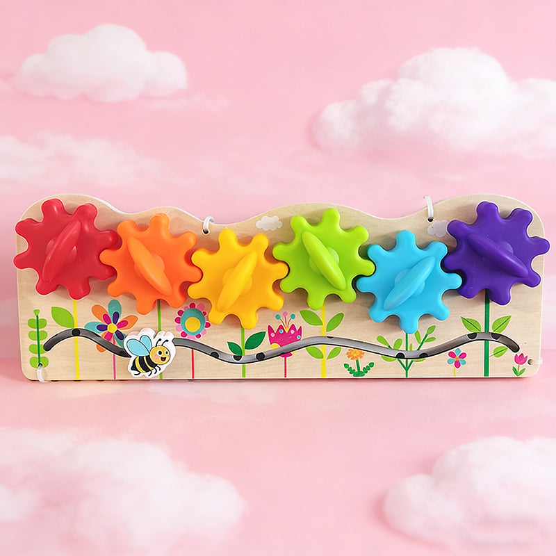 Baby and Children's Fence Busy Board DIY Accessories Early Education Educational Toys for Learning Words and Numbers Hole…