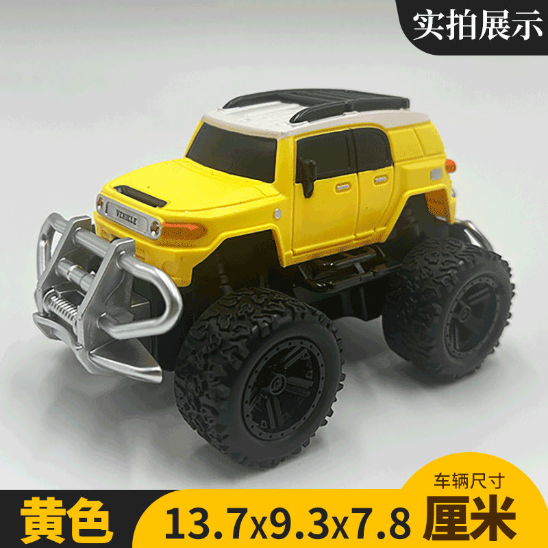 Children's Car Toys Inertia Drop Resistant Transparent Gear Light Toys Car Model Night Market Stall Wholesale Gifts - New…