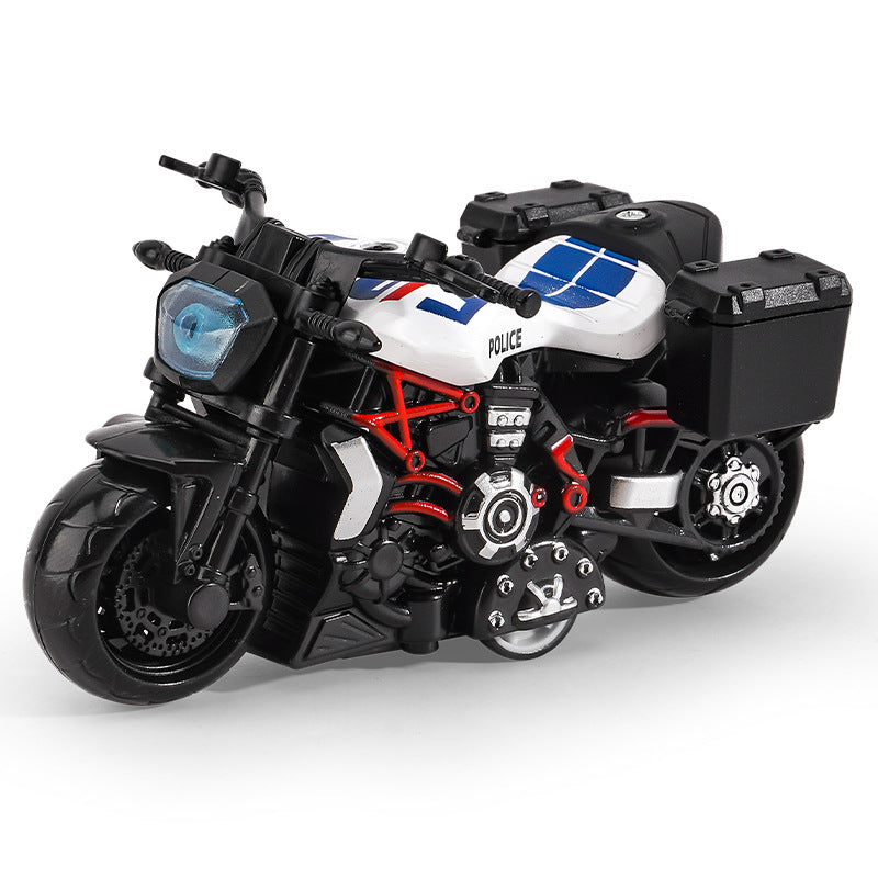 Cross-border generation children's toy boy baby simulation alloy motorcycle ornaments key chain model toy car - {travel…