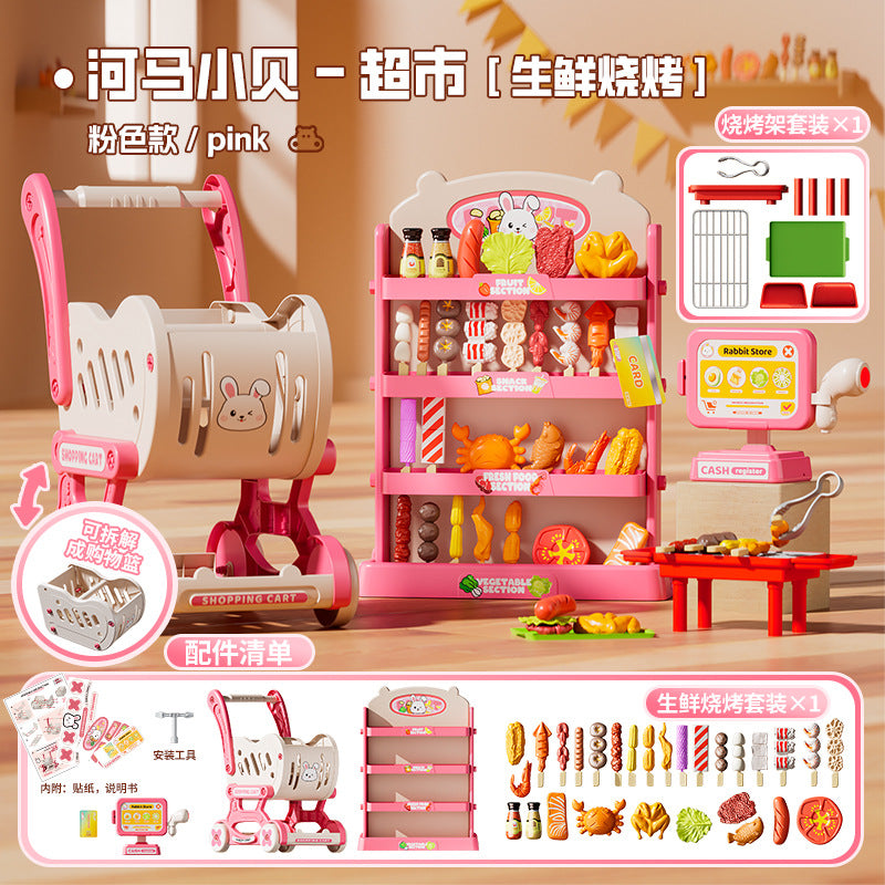 hippo Beckham toolbox simulation electric drill screw tool boy play house toy - Hippo xiaobei-supermarket (fresh bbq) powder