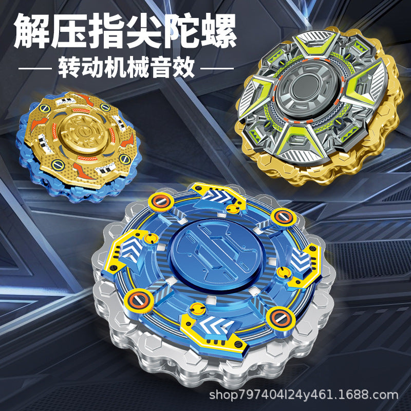 Fidget Spinner Mecha Robot Robot Dog Transforming Tank Gyro Spinning Top Children's Toy to Develop Grip Ability - Gear gyro…