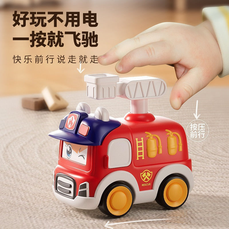 Children's Push Car Ambulance Police Car Toy Boys' Construction Vehicle Inertia Car Popular Street Stall Product Chenghai…