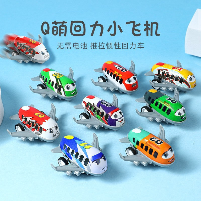 Alloy Pull-Back Metal Inertia Mini Car Children's Toy for Boys, Small Gift for Kindergarten Kids, Wholesale - 1 random iron…