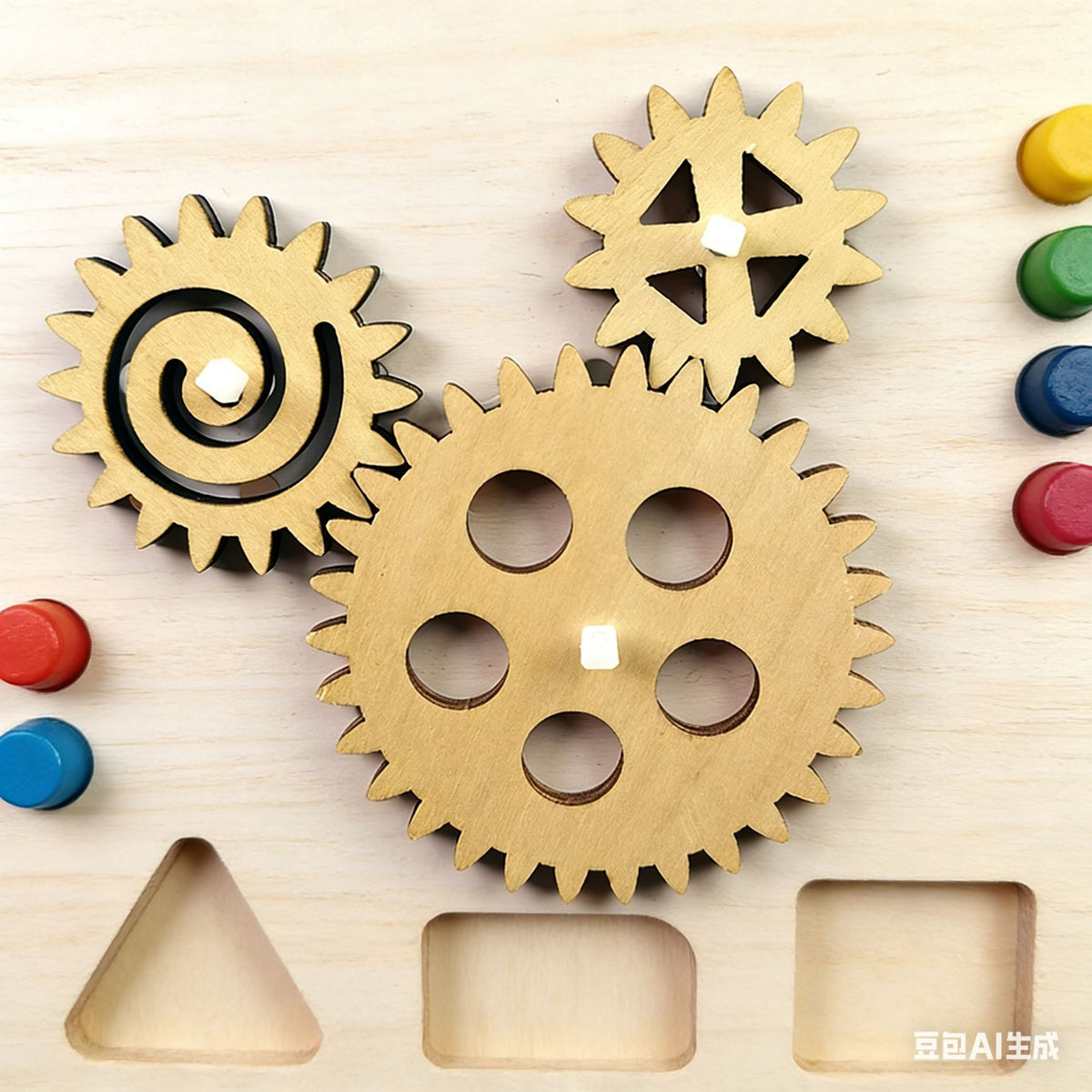 Baby and Children's Fence Busy Board DIY Accessories Early Education Educational Toys for Learning Words and Numbers Hole…