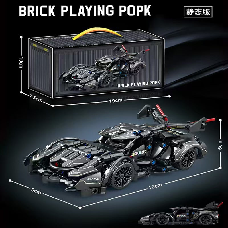 [Source Manufacturer] Wholesale Lambo Assembly Building Blocks Remote Control Car Model Racing Toy Educational Assembly Kit…