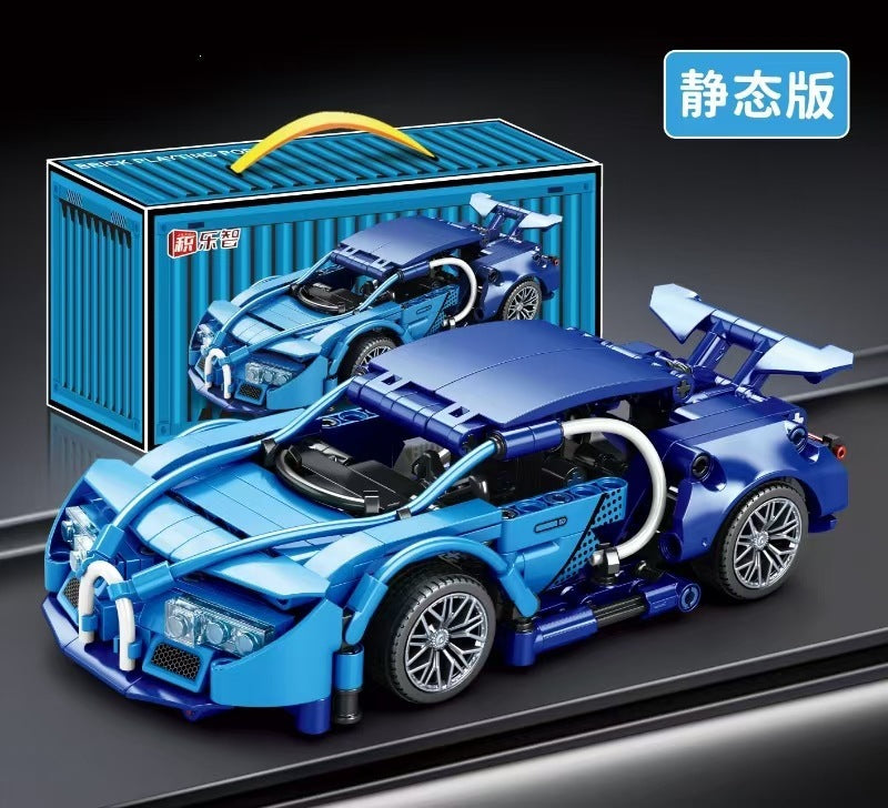 Cross-Border New Product Cyberpunk Building Block Ornaments 911 Lamborghini Space-Themed Sports Car Children's Toy Car…