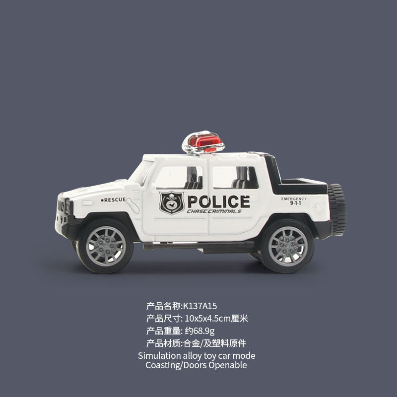 Internet Celebrity Kidsren's Toy Car Model Boy Baby Educational Toy Artificial Alloy Pull-Back Off-Road Vehicle Stall Toy…