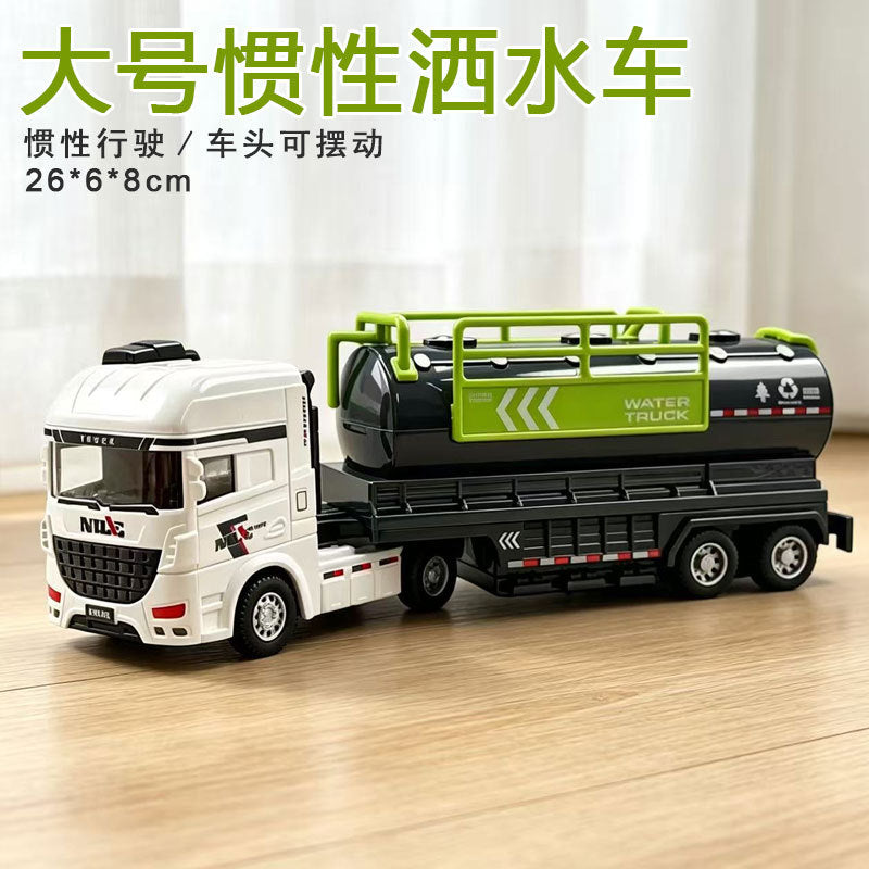 Cross-border oversized crane retractable long boom boy engineering vehicle model adjustable crane crane toy - 大号惯…