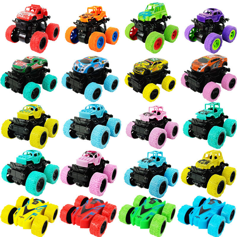 Cross-border Specially Designed for Inertial Four-wheel Drive Off-road Vehicle Boy Toy Dump Truck Anti-fall Baby Gift Stunt…