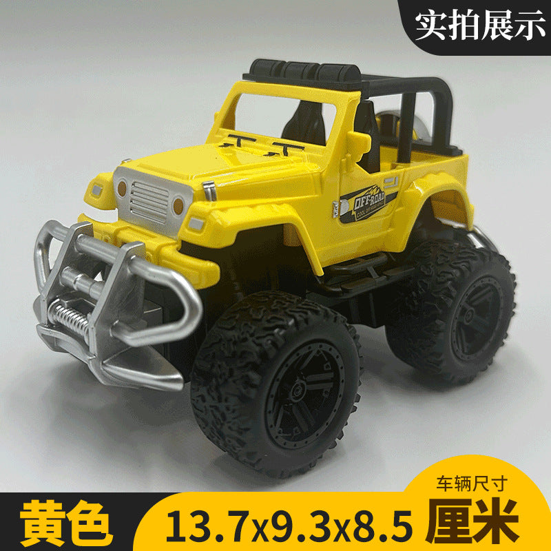 Children's Car Toys Inertia Drop Resistant Transparent Gear Light Toys Car Model Night Market Stall Wholesale Gifts - New…
