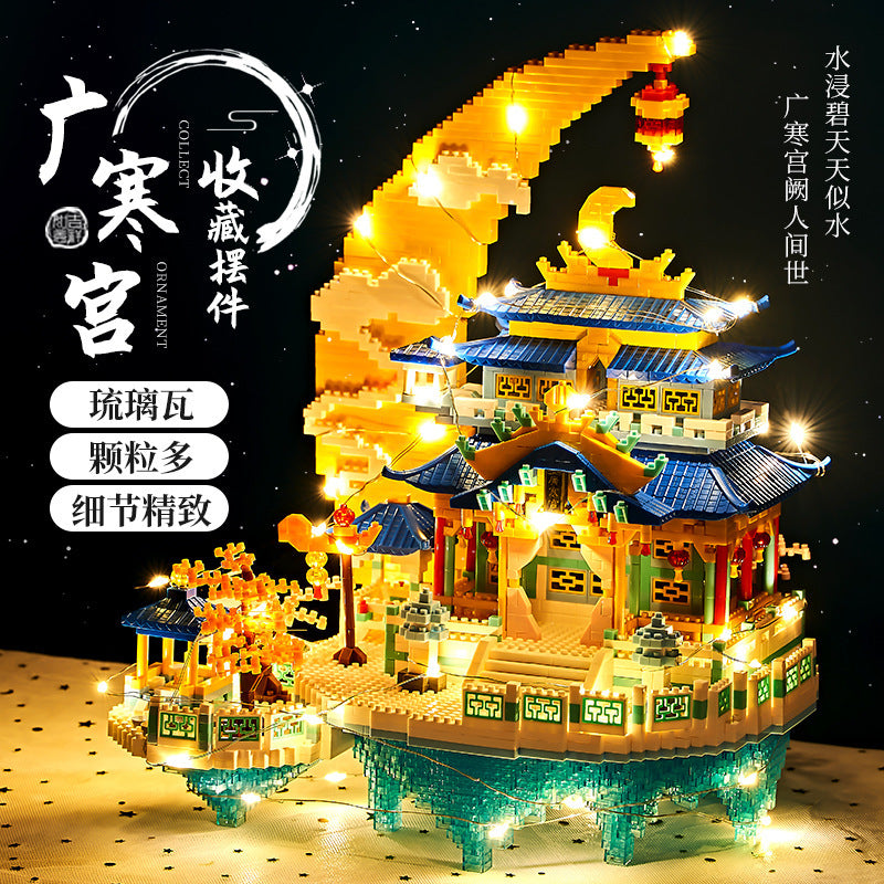 Compatible Building Blocks Wholesale, Tiny Particles, Guanghan Palace Architectural Series, Adult High-Difficulty Assembly…