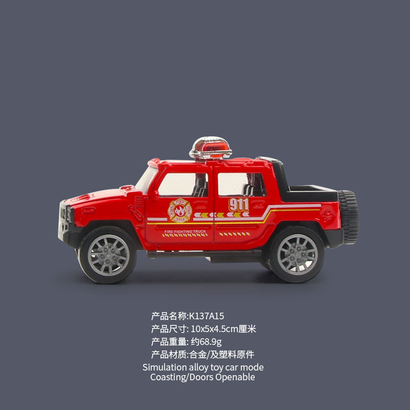 Internet Celebrity Kidsren's Toy Car Model Boy Baby Educational Toy Artificial Alloy Pull-Back Off-Road Vehicle Stall Toy…
