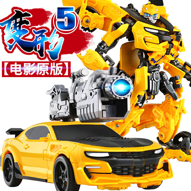 Transforming Toy Model Car Robot Bumblebee Dinosaur Grimlock Action Figure Alloy Genuine Children's Toy for Boys…