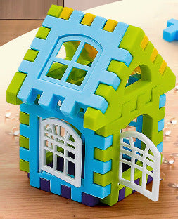 Cross-Border Children's Building Blocks Large Particle Cube Assembly Toys for 3-6 Year Old Boys and Girls Educational Model…